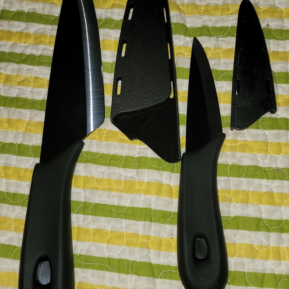 CERAMIC KNIFE SET BY VOS- 3 & 5 INCH - Picture 2 of 4